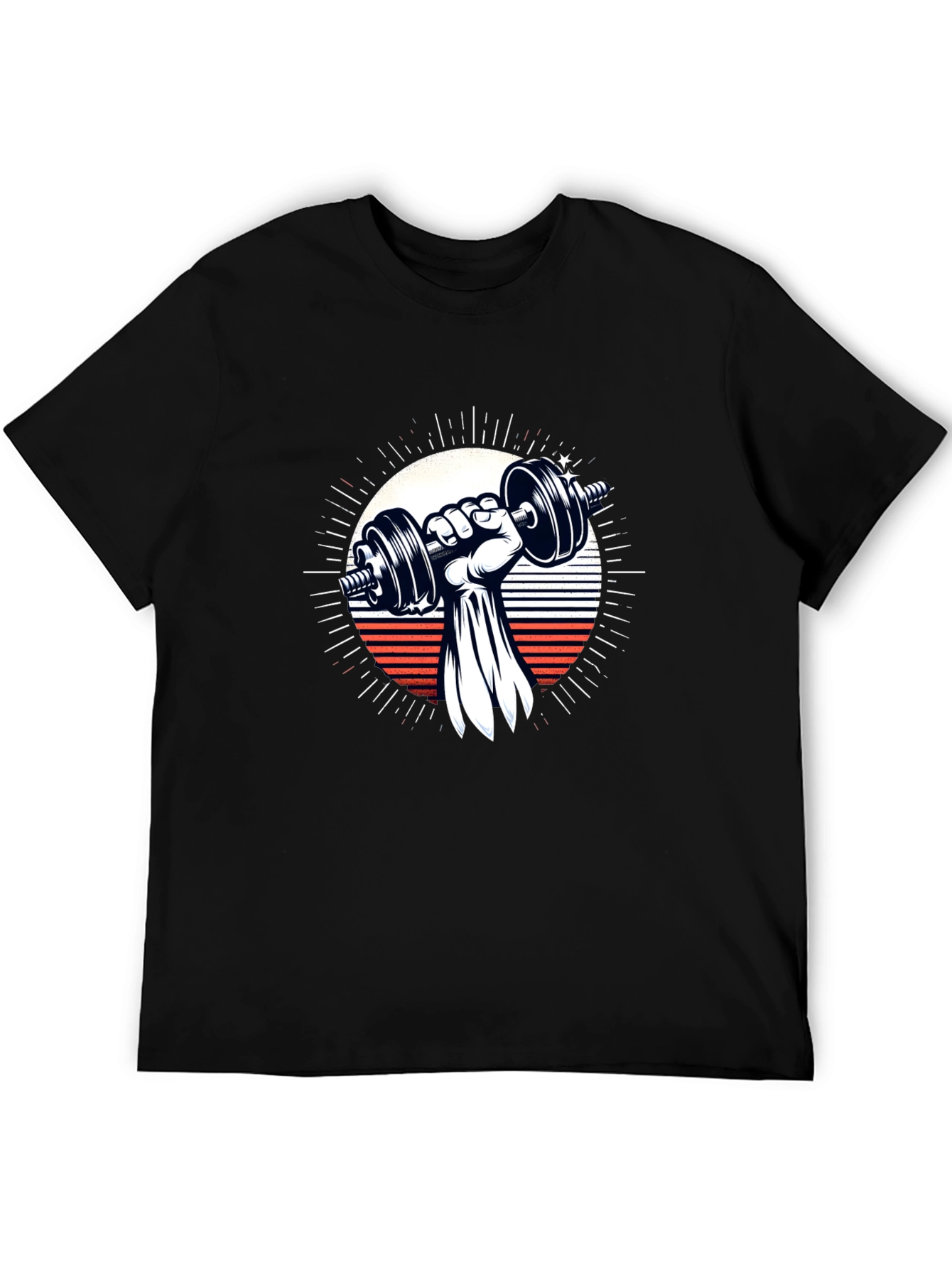 Weightlifting Graphic Tee - Power & Style!