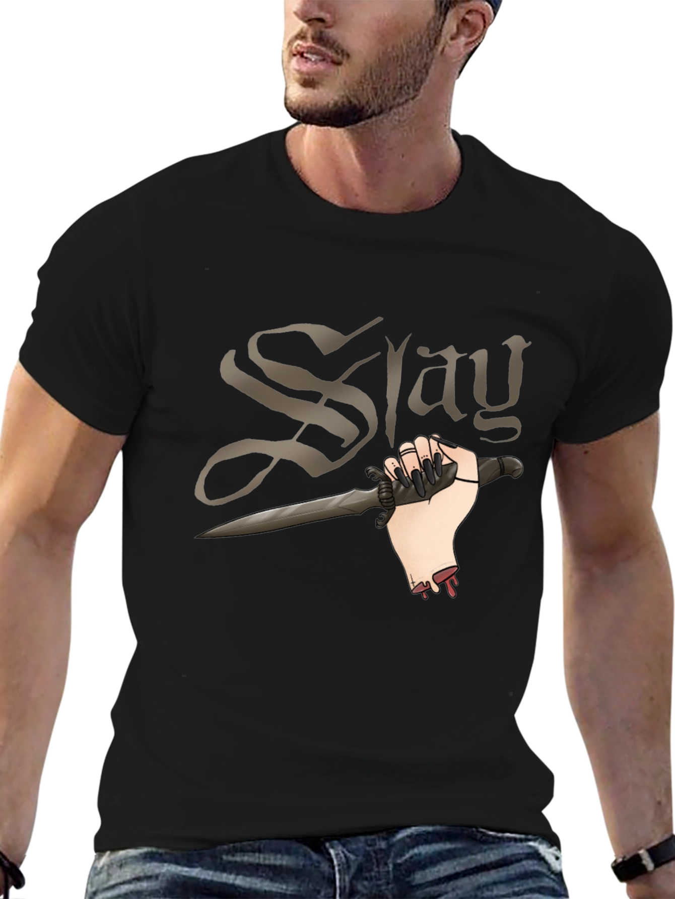 Slay Graphic T-Shirt - Black