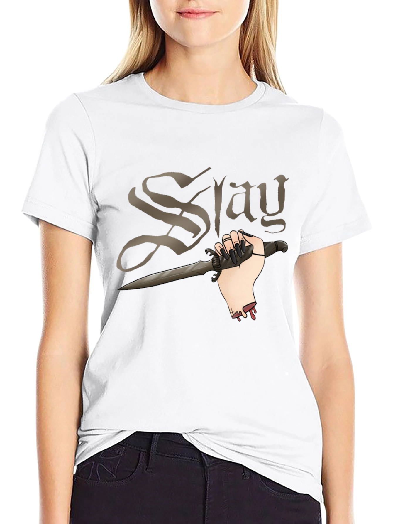 Slay Graphic T-Shirt - Black