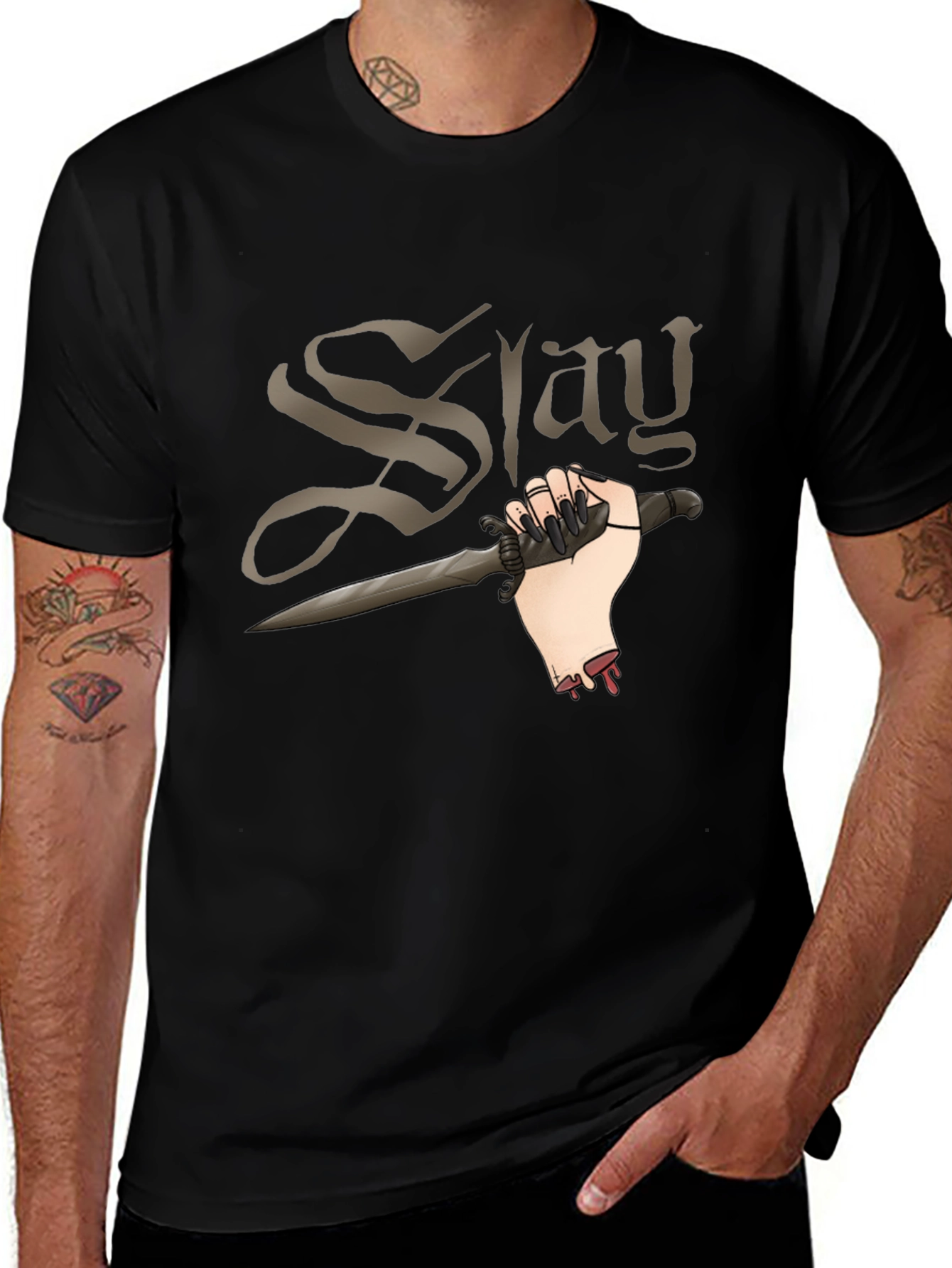 Slay Graphic T-Shirt - Black