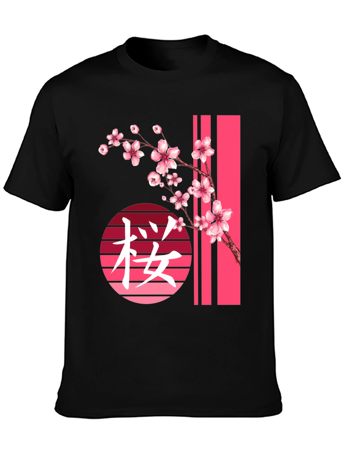 Cherry Blossom Graphic Tee - Japanese Style