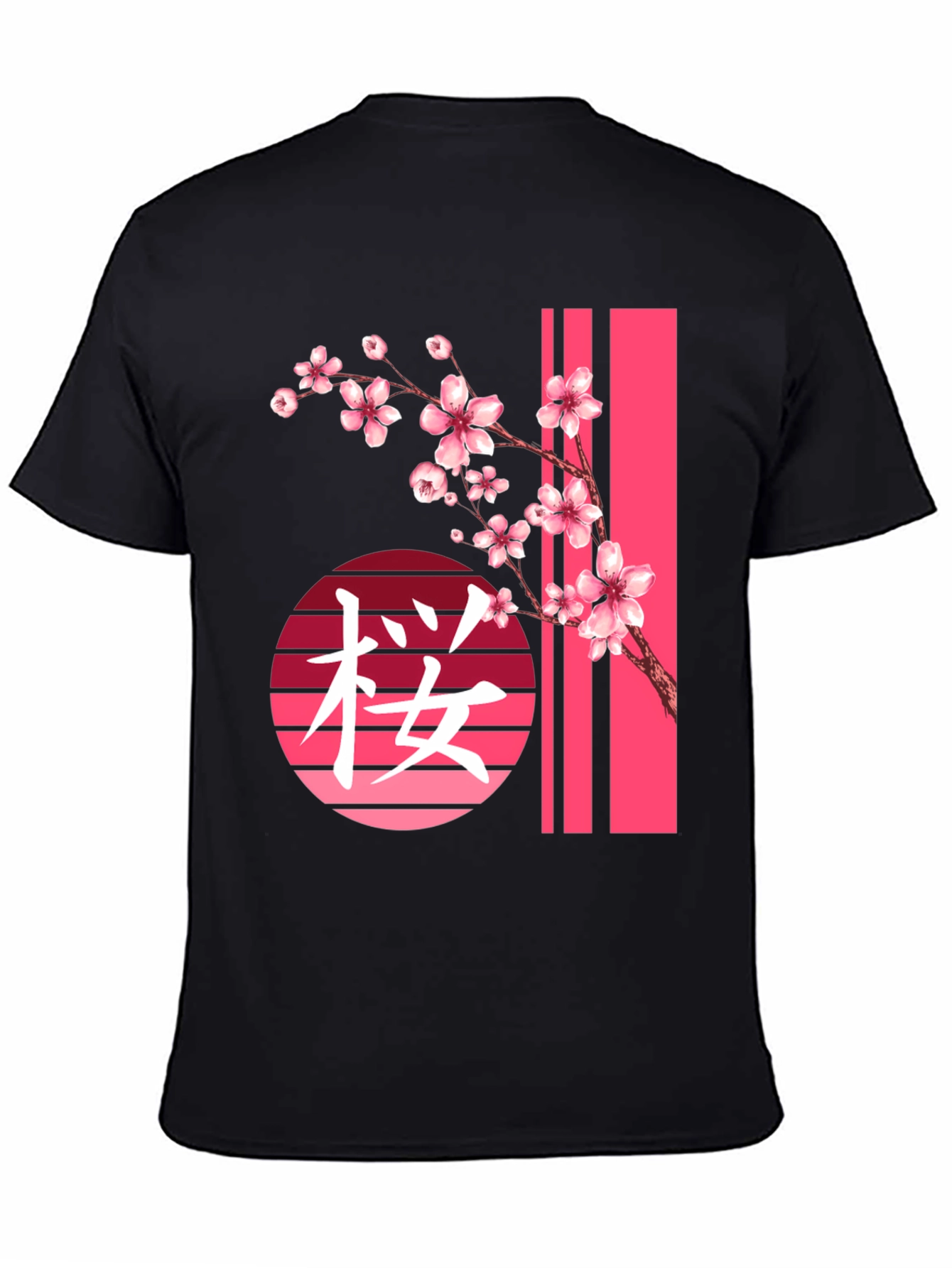 Cherry Blossom Graphic Tee - Japanese Style