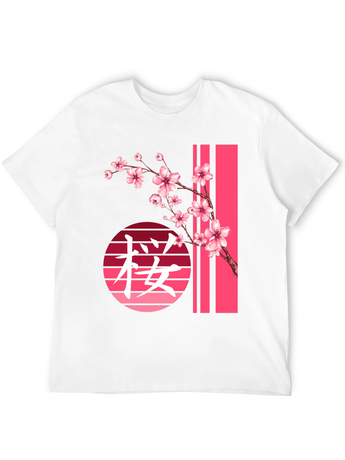 Cherry Blossom Graphic Tee - Japanese Style