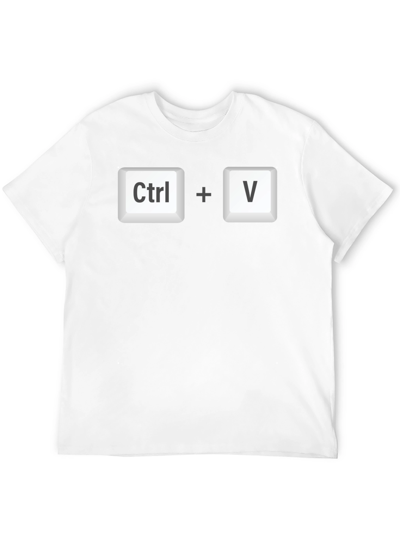 Ctrl+V T-Shirt - Copy Paste Programmer Tee