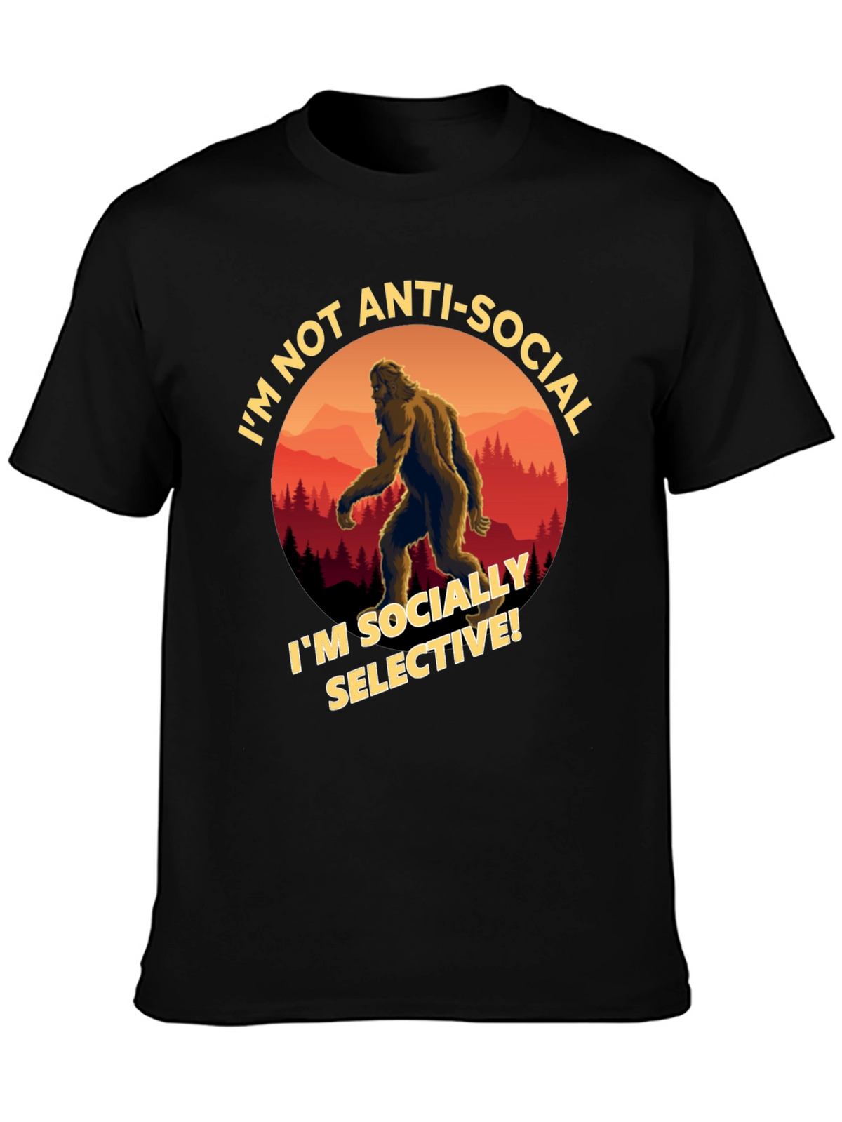 Socially Selective Bigfoot T-Shirt