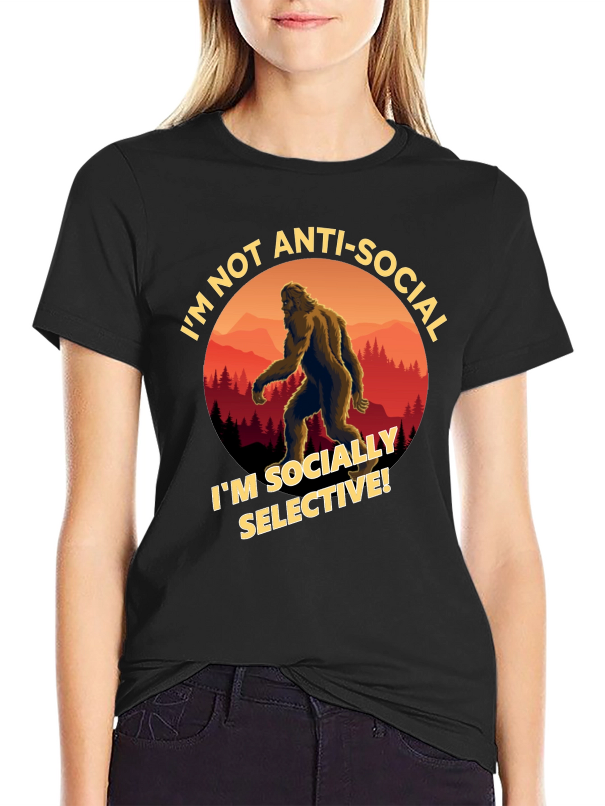 Socially Selective Bigfoot T-Shirt
