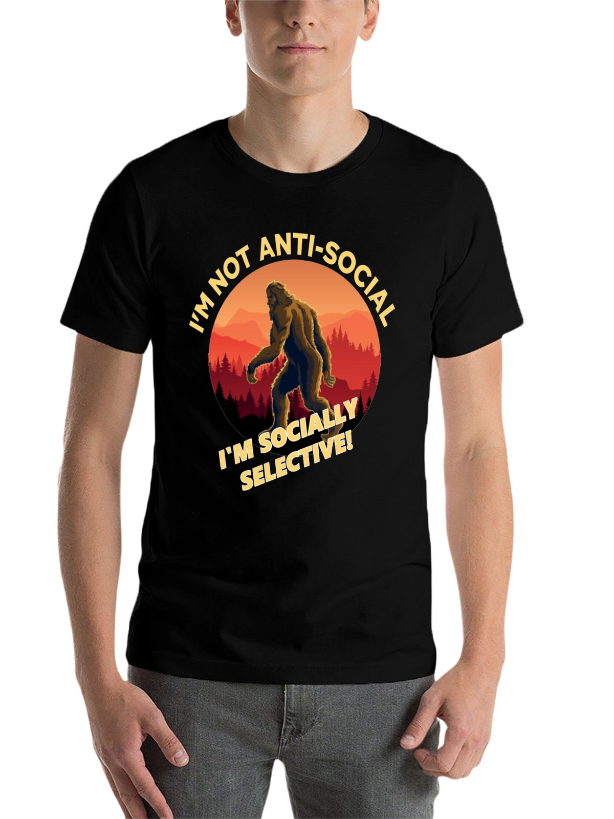 Socially Selective Bigfoot T-Shirt