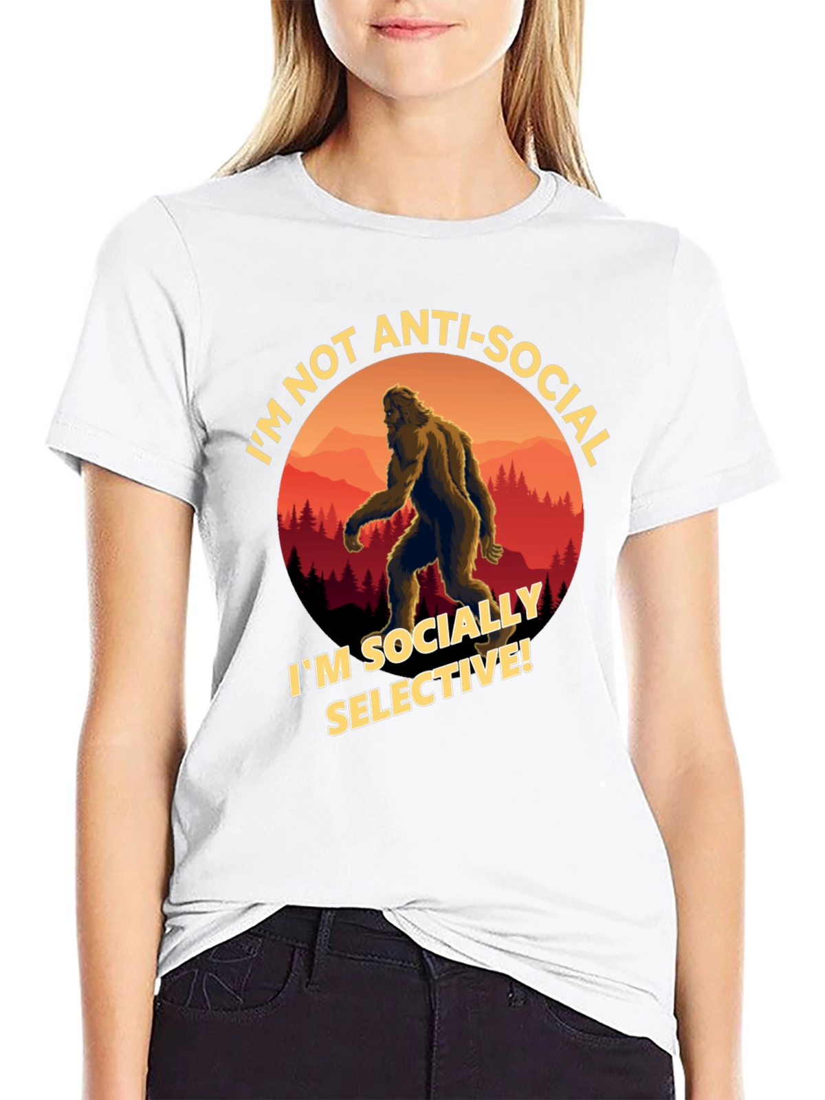 Socially Selective Bigfoot T-Shirt