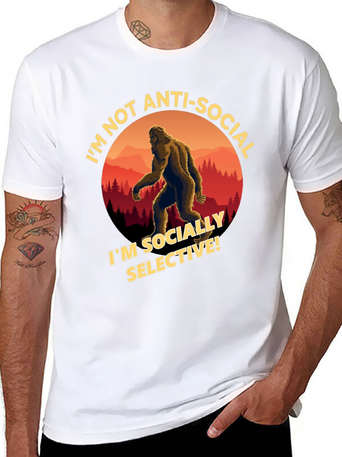 Socially Selective Bigfoot T-Shirt