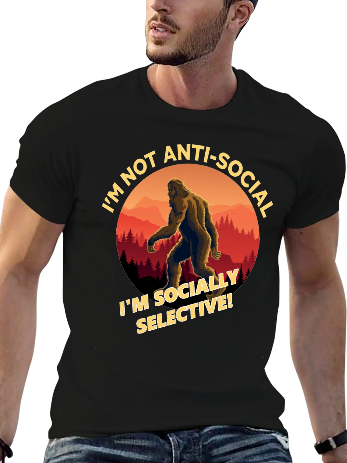 Socially Selective Bigfoot T-Shirt