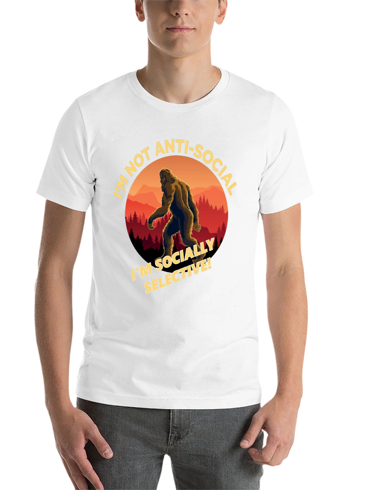 Socially Selective Bigfoot T-Shirt