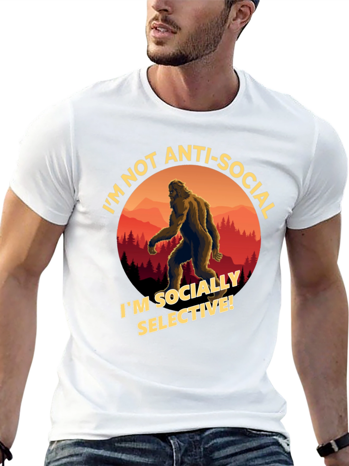 Socially Selective Bigfoot T-Shirt