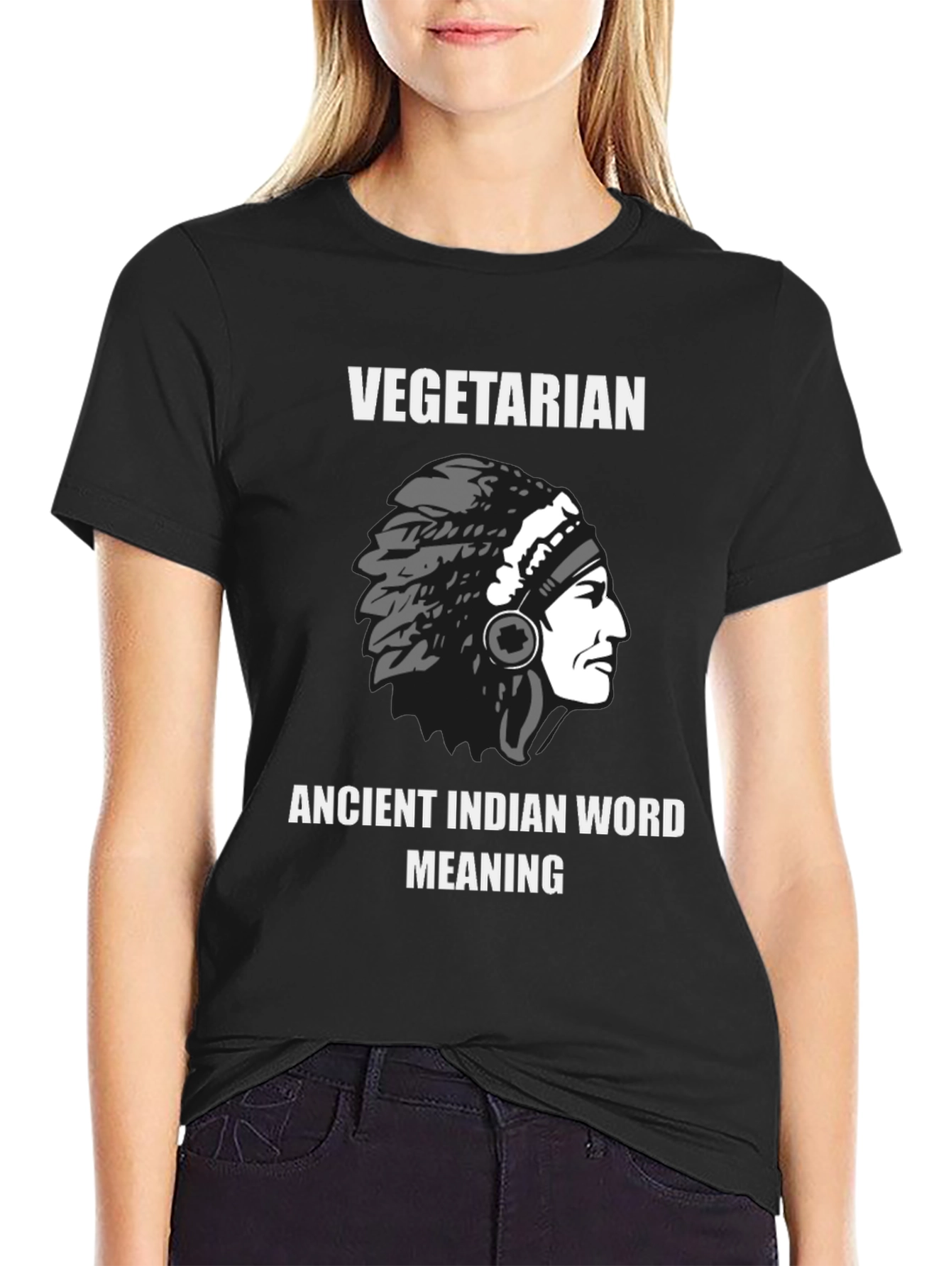 Vegetarian Ancient Indian Meaning T-Shirt