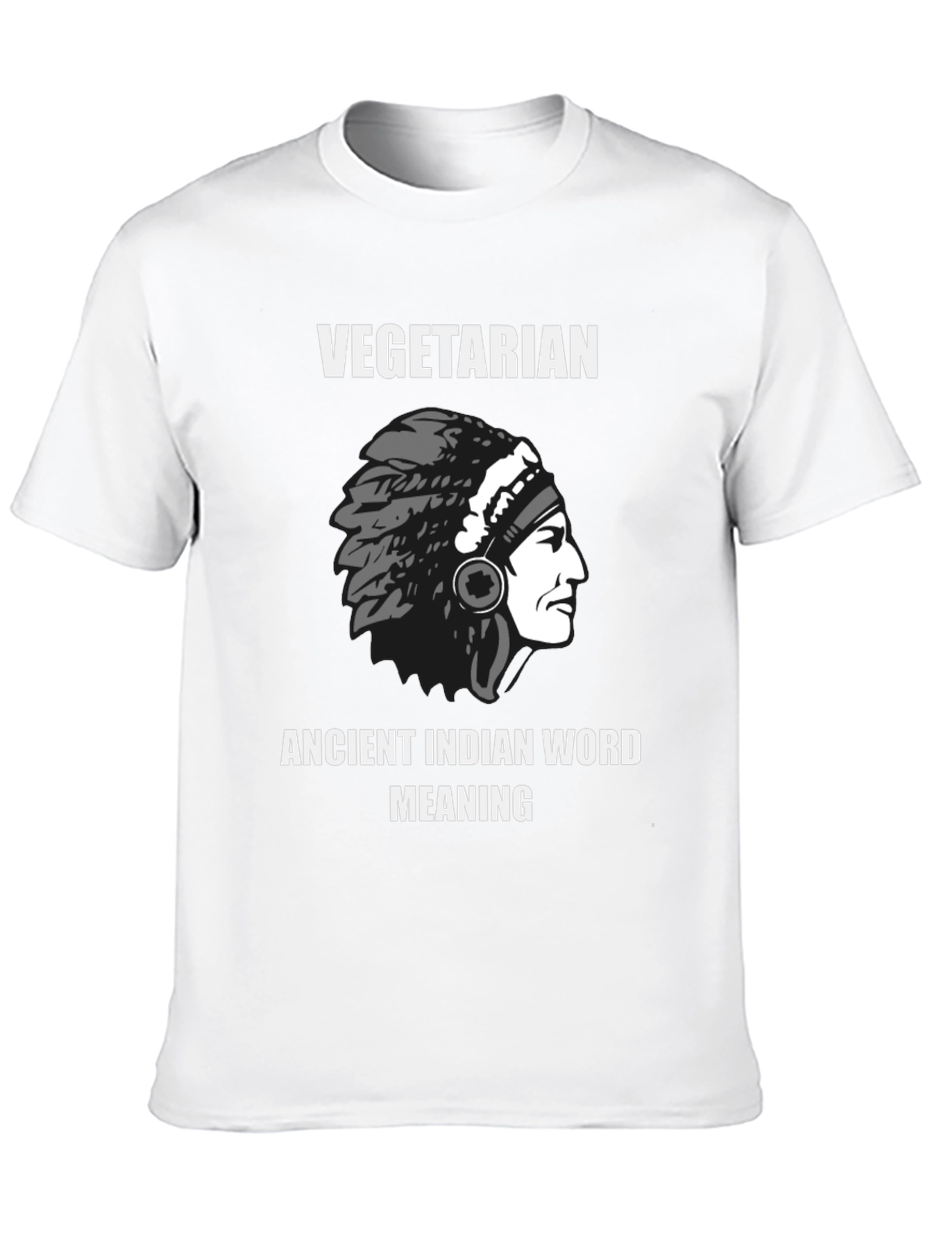 Vegetarian Ancient Indian Meaning T-Shirt