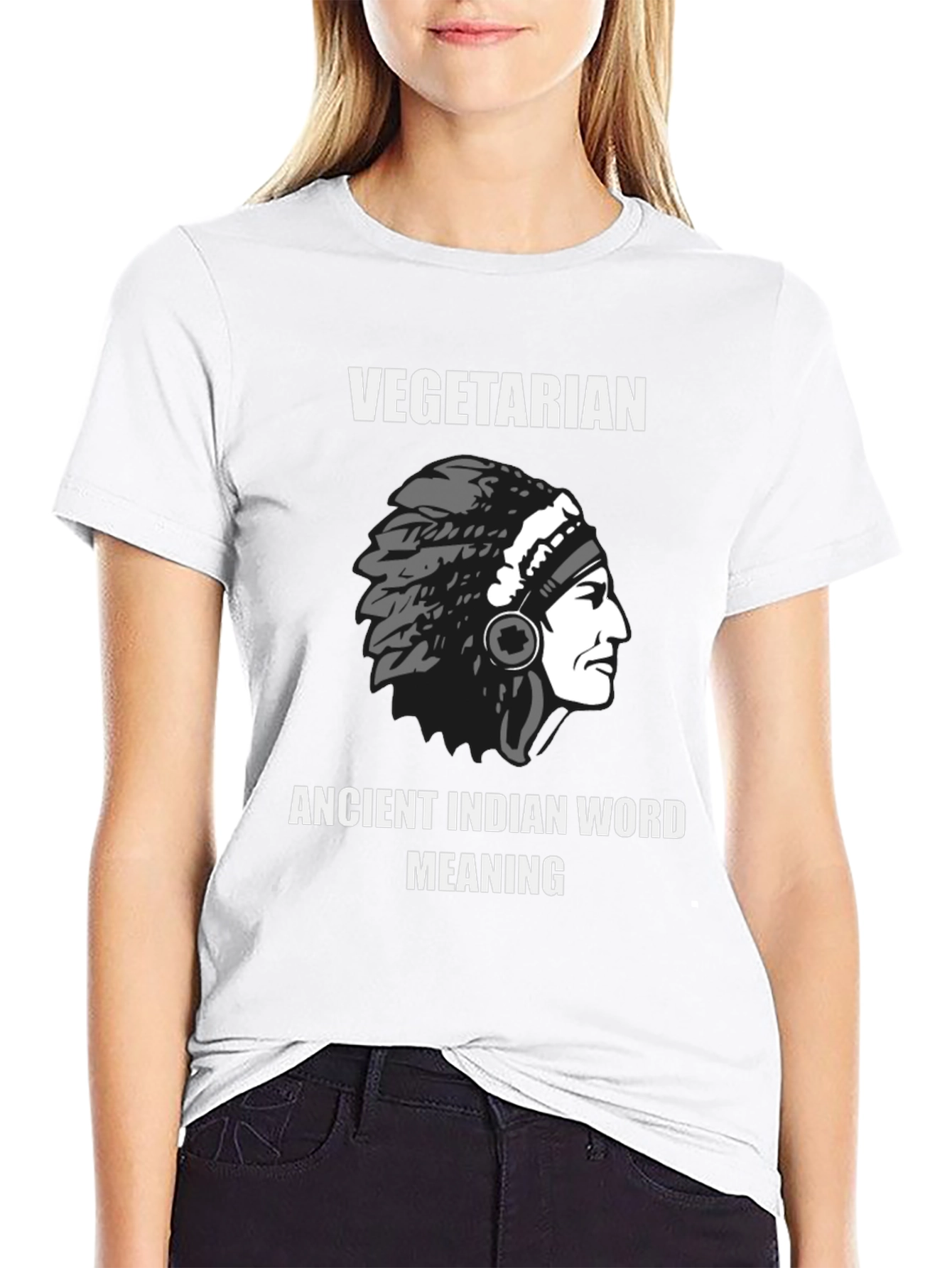 Vegetarian Ancient Indian Meaning T-Shirt