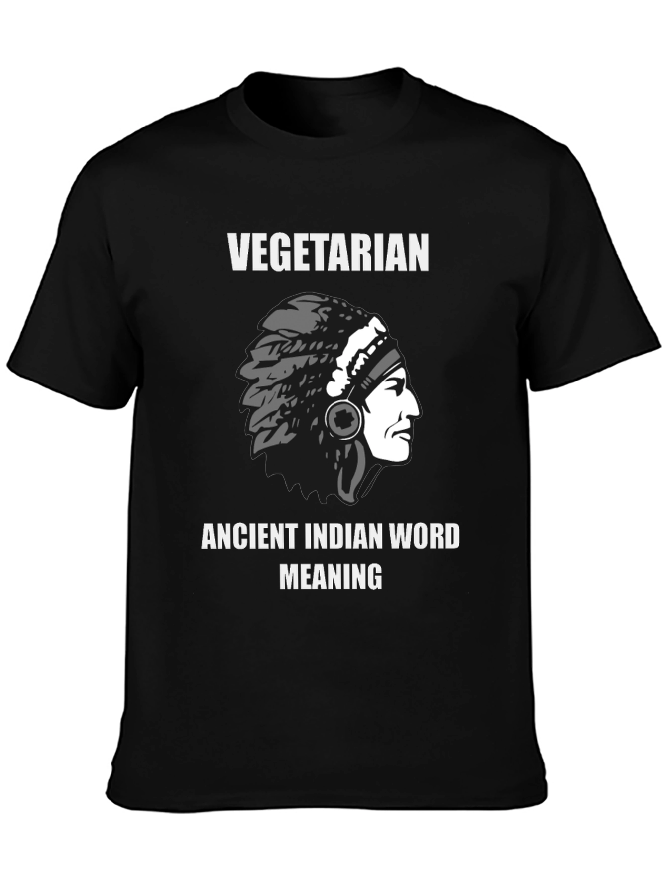 Vegetarian Ancient Indian Meaning T-Shirt