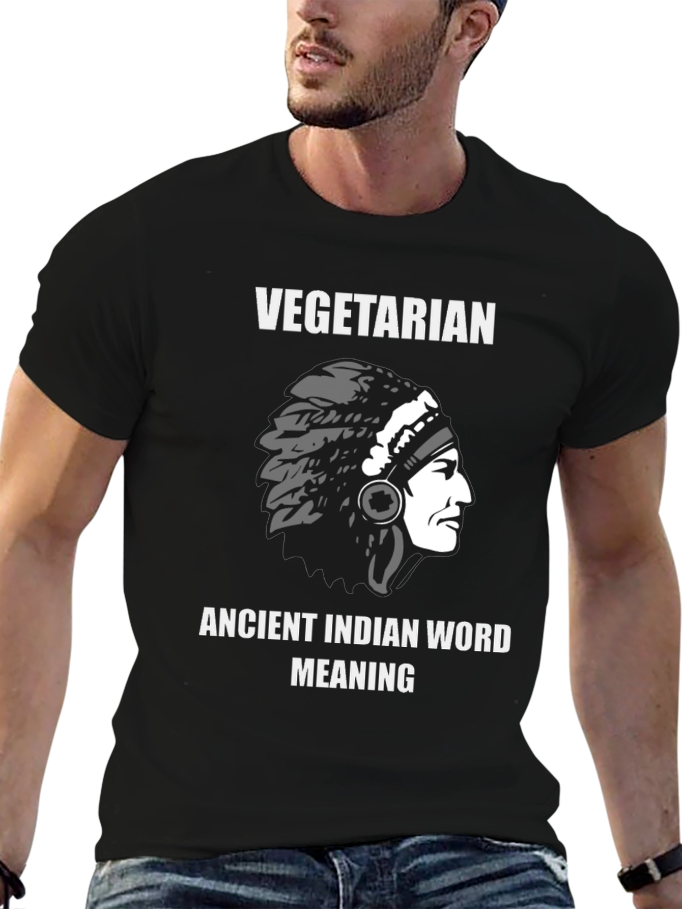 Vegetarian Ancient Indian Meaning T-Shirt