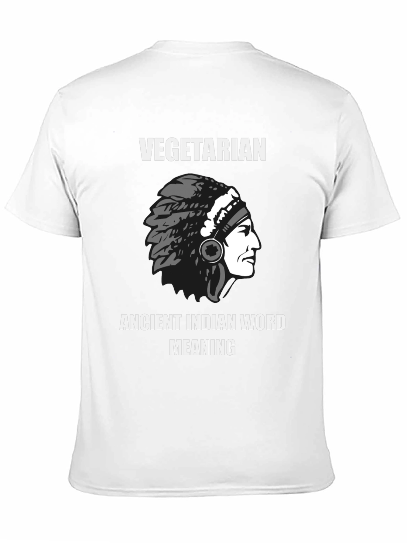 Vegetarian Ancient Indian Meaning T-Shirt