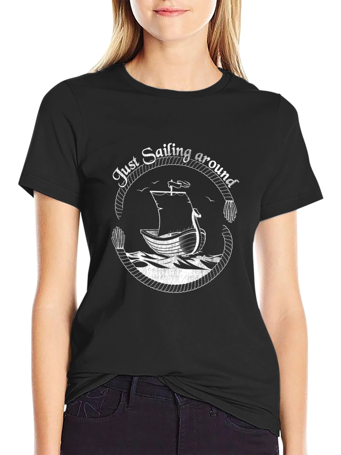 Nautical Sailing T-Shirt - Just Sailing Around
