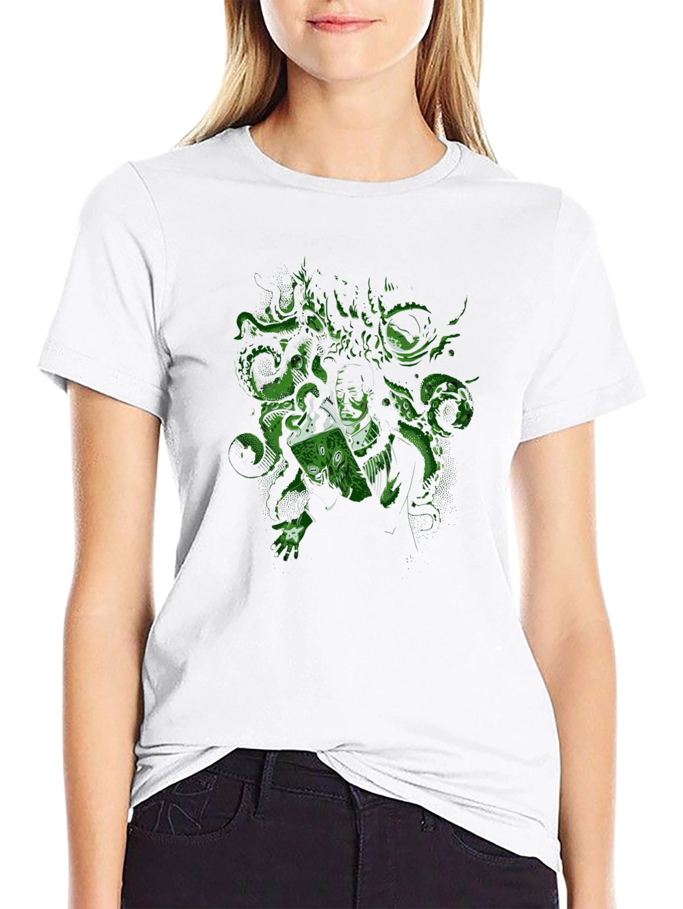 Cthulhu Graphic T-Shirt - Mens Black Tee