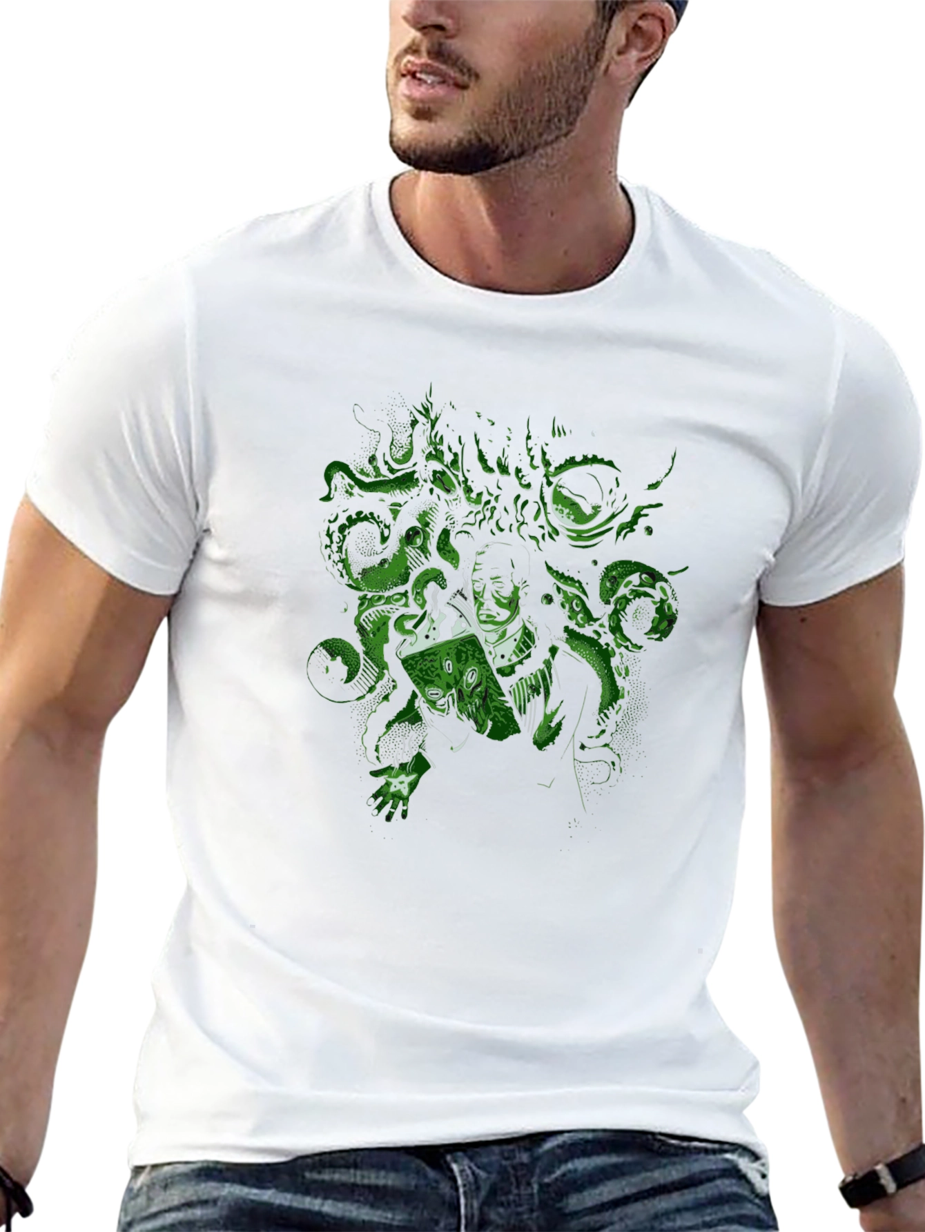 Cthulhu Graphic T-Shirt - Mens Black Tee