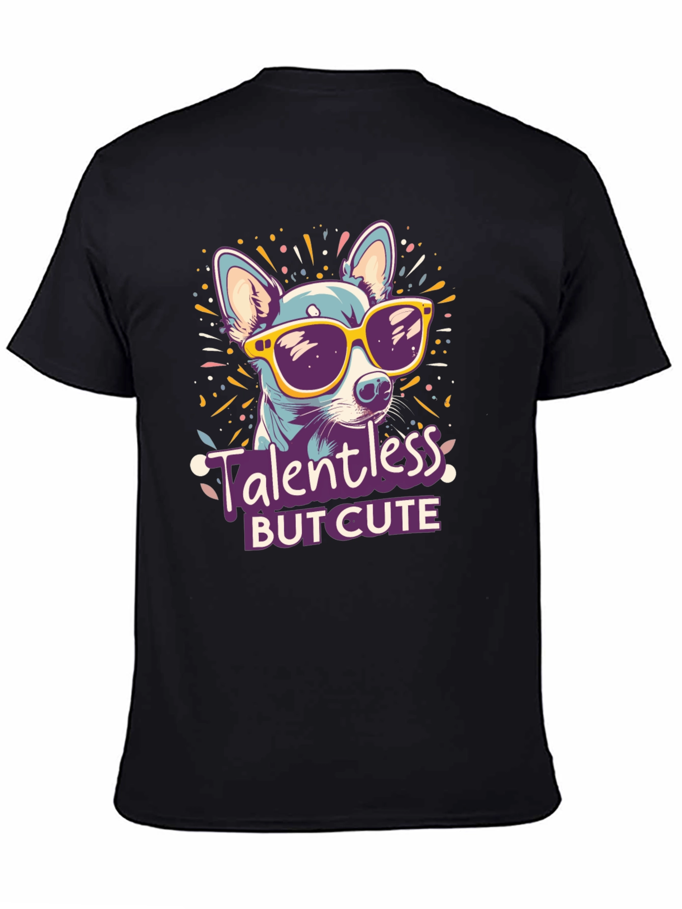 Talentless But Cute Dog Graphic T-Shirt