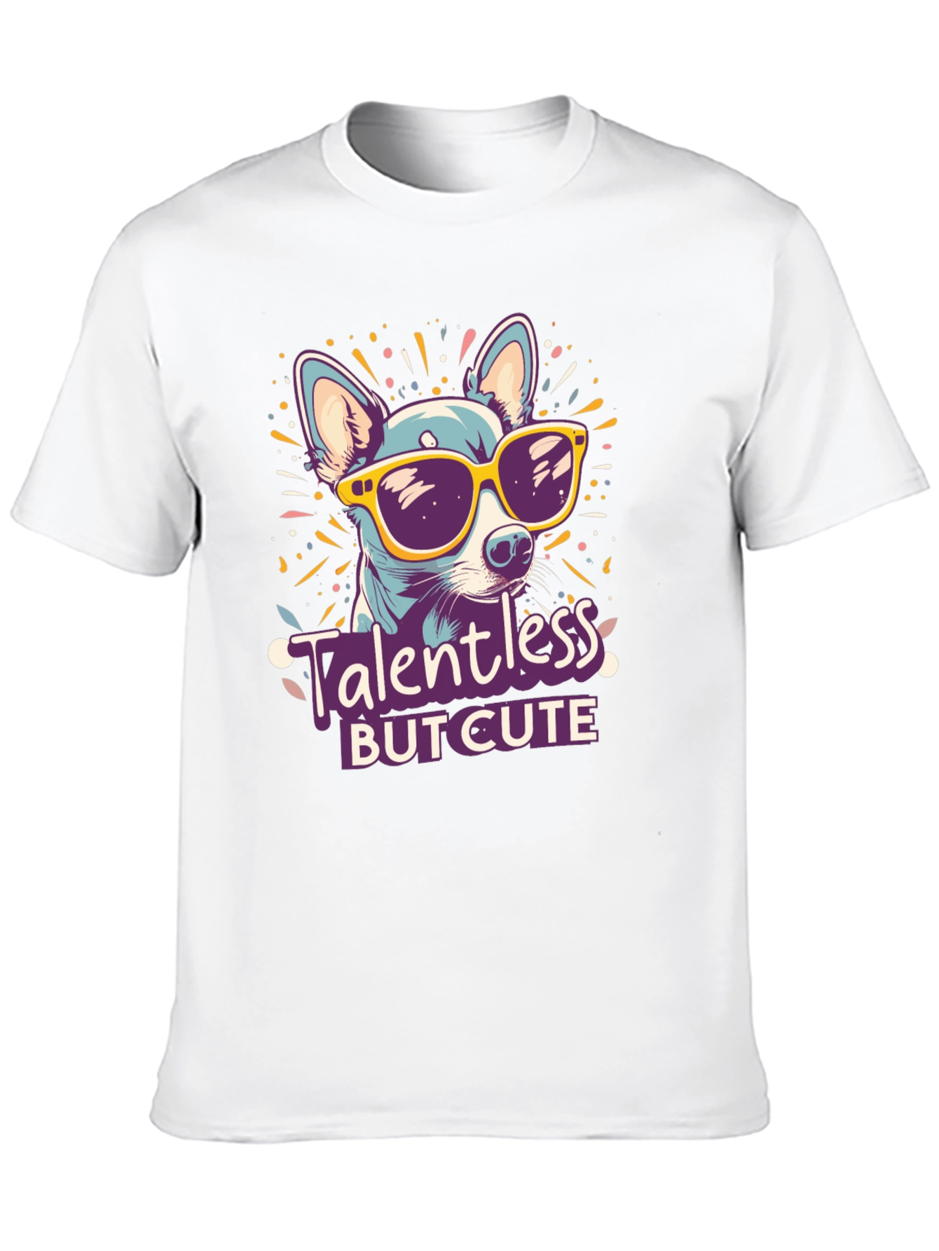 Talentless But Cute Dog Graphic T-Shirt