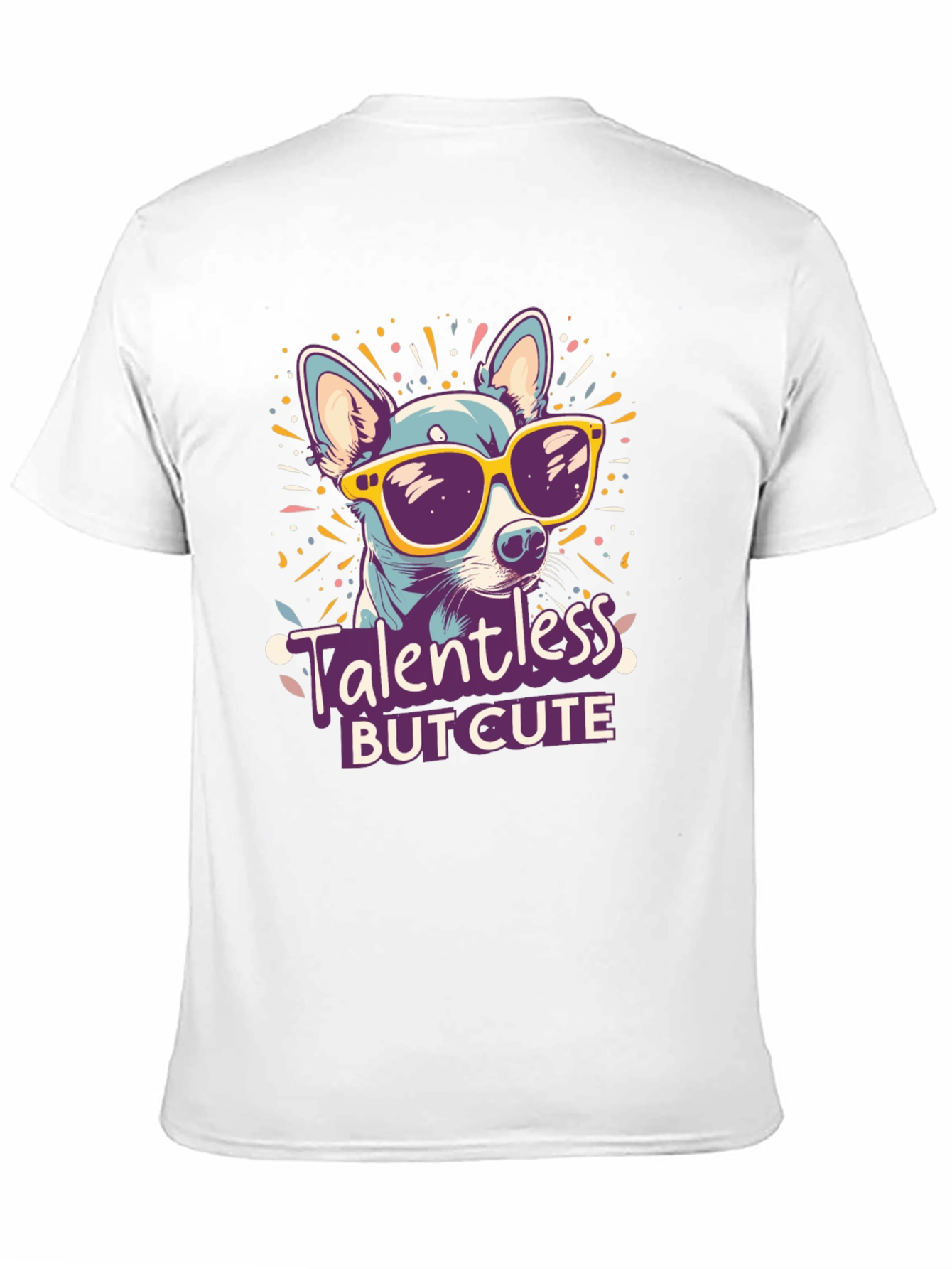 Talentless But Cute Dog Graphic T-Shirt