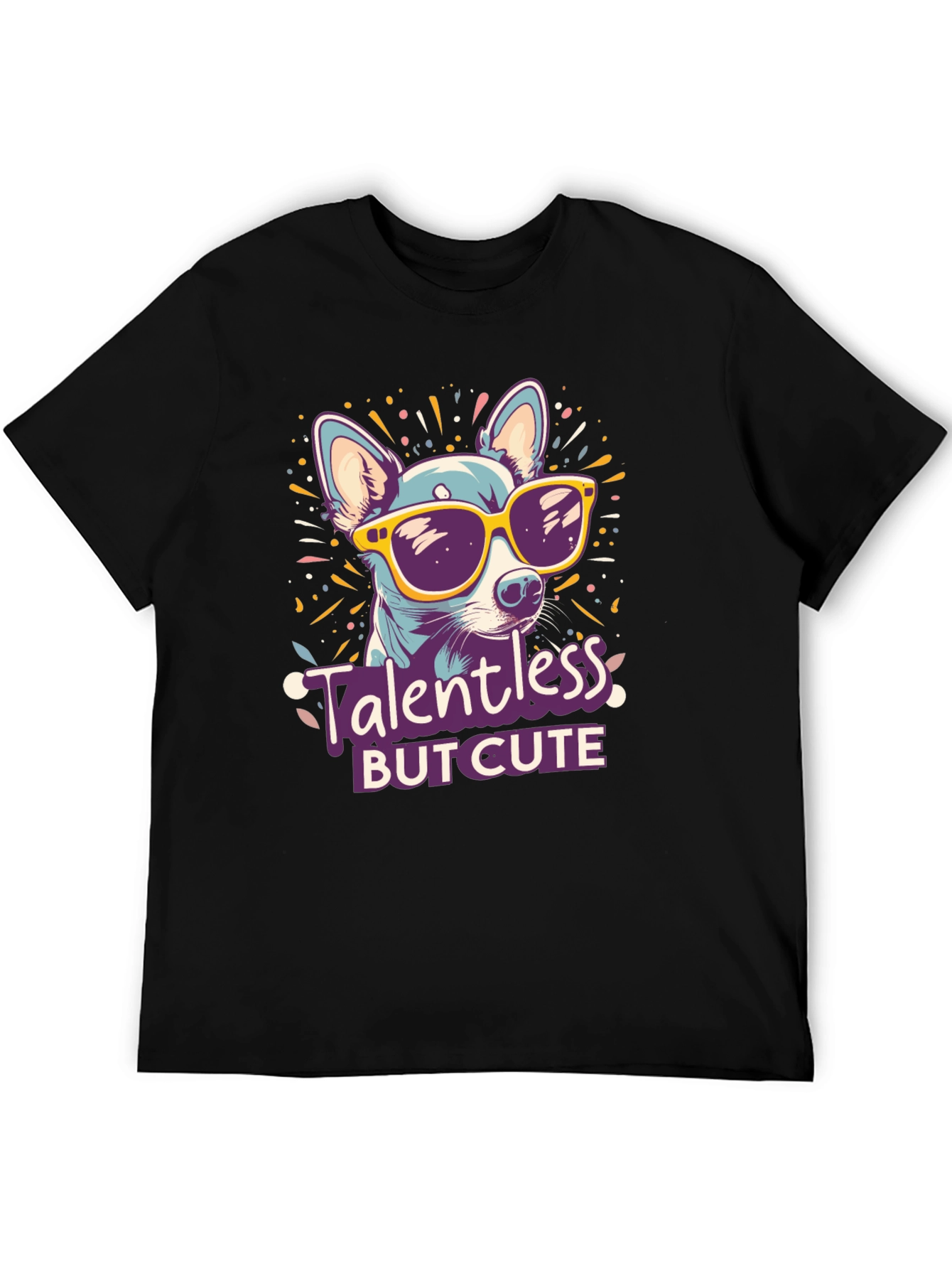 Talentless But Cute Dog Graphic T-Shirt
