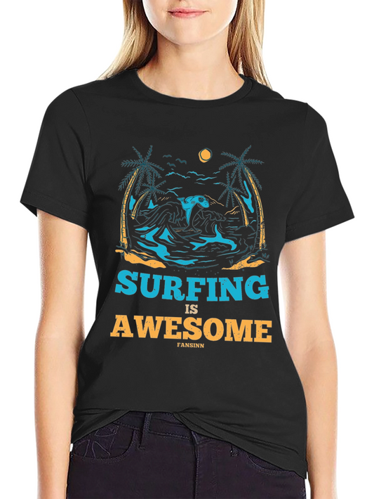 Surfing is Awesome T-Shirt