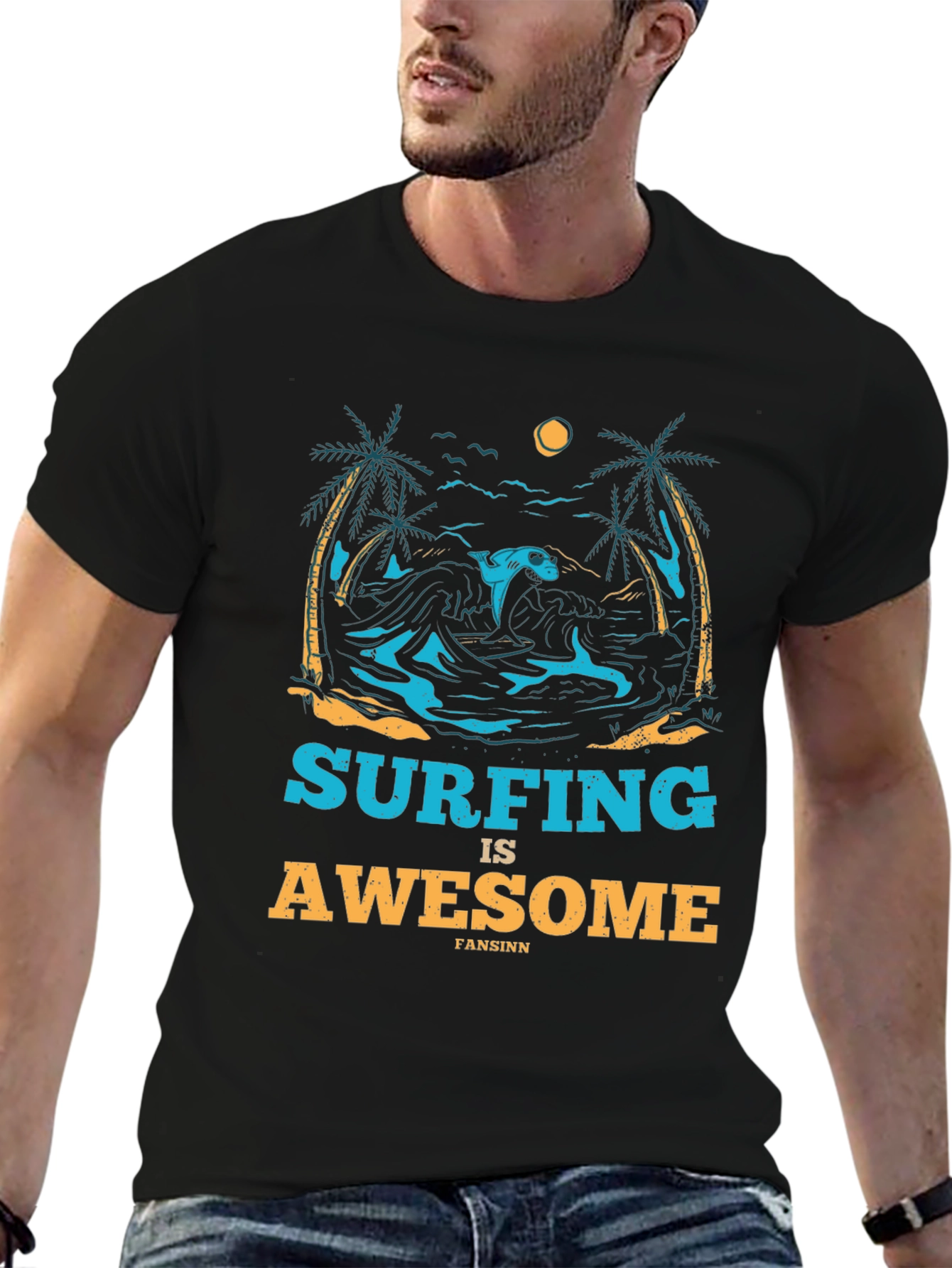 Surfing is Awesome T-Shirt