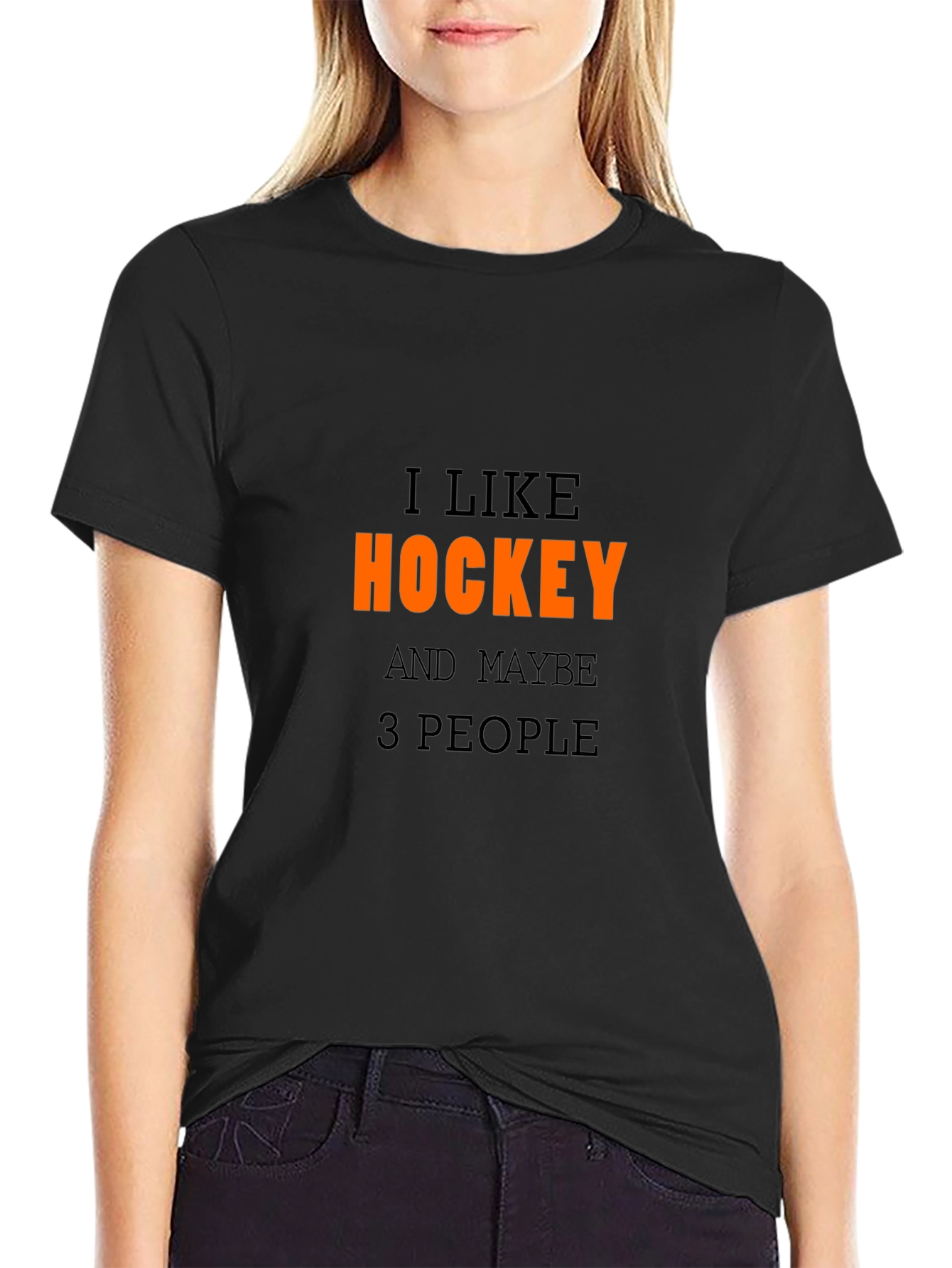 I Like Hockey T-Shirt - Funny Novelty Tee