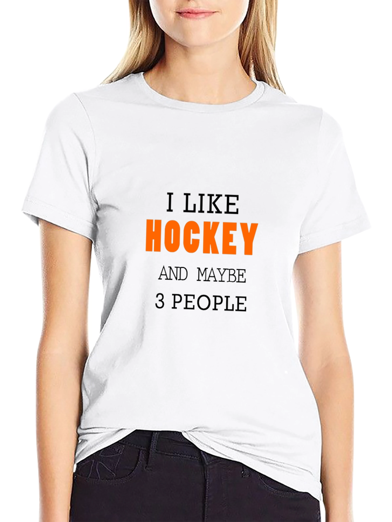 I Like Hockey T-Shirt - Funny Novelty Tee