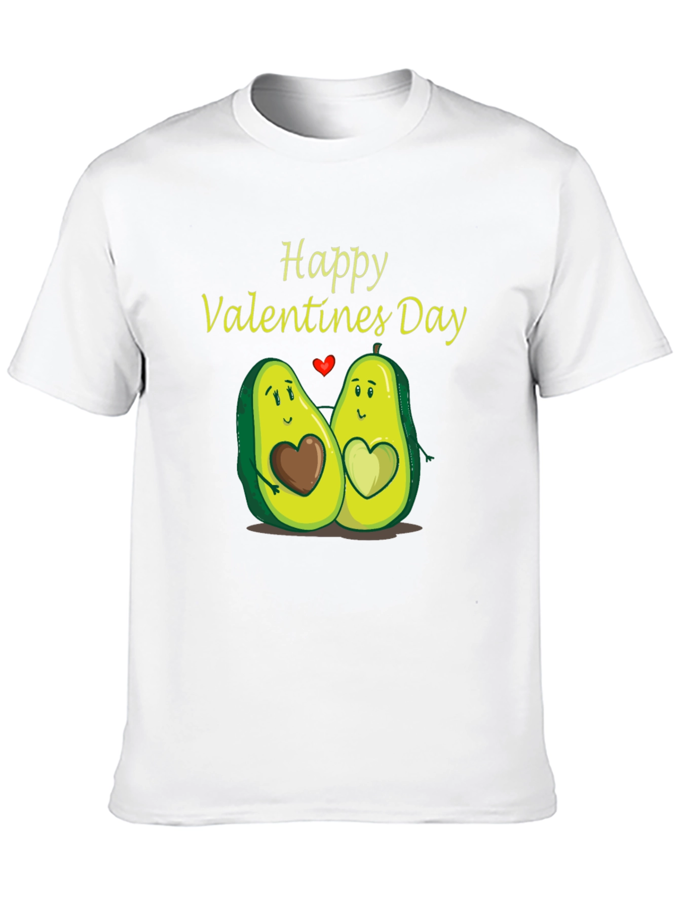 Happy Valentines Day Avocado Couple T-Shirt