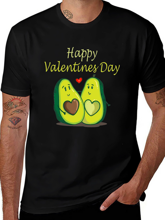 Happy Valentines Day Avocado Couple T-Shirt