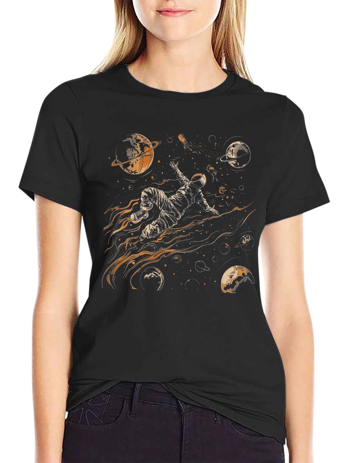 Astronaut Space Graphic T-Shirt
