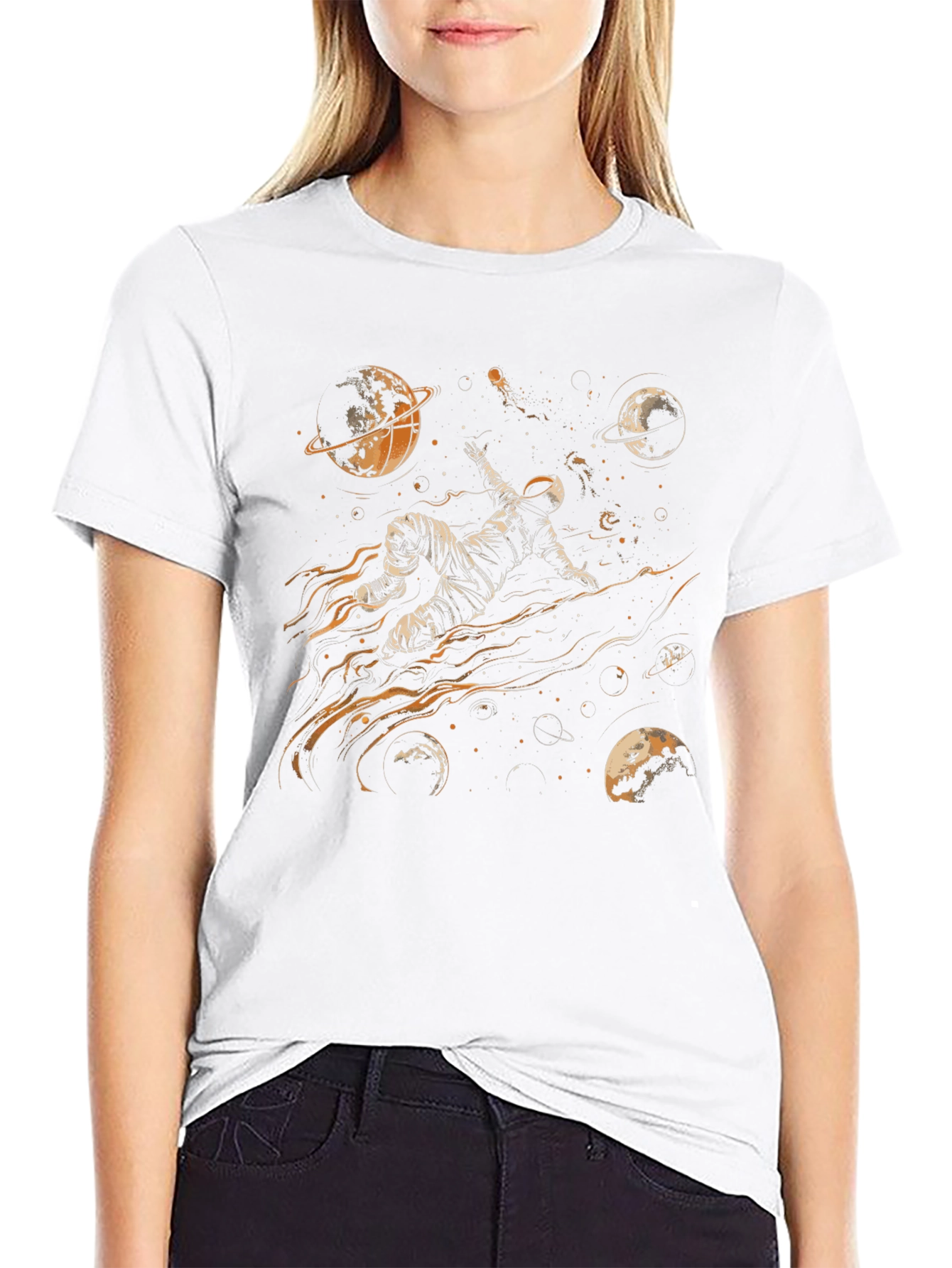 Astronaut Space Graphic T-Shirt