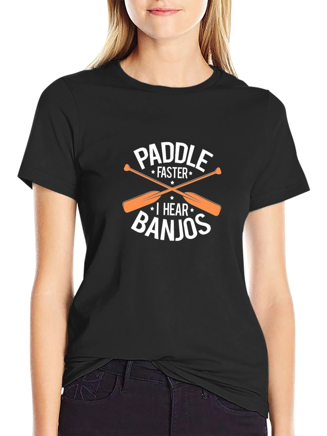 Paddle Faster I Hear Banjos Humor T-Shirt