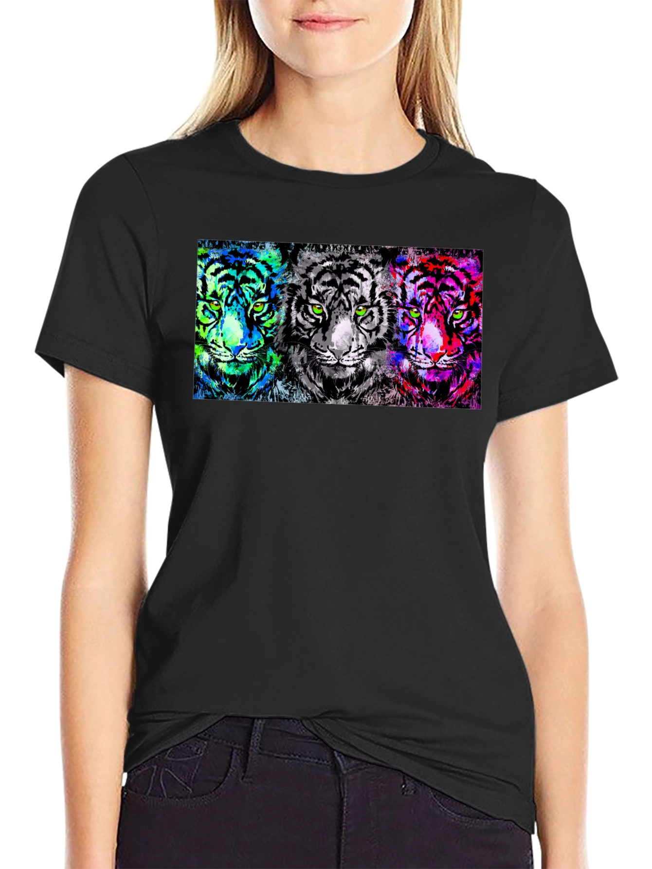 Neon Tiger Trio Graphic Tee