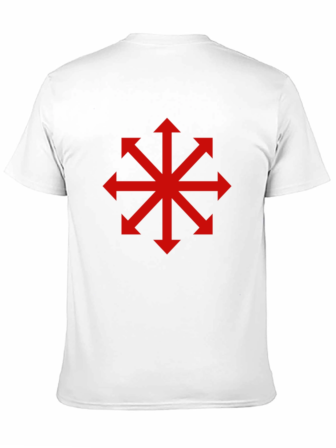 Chaos Star T-Shirt - Bold Red Symbol on Black