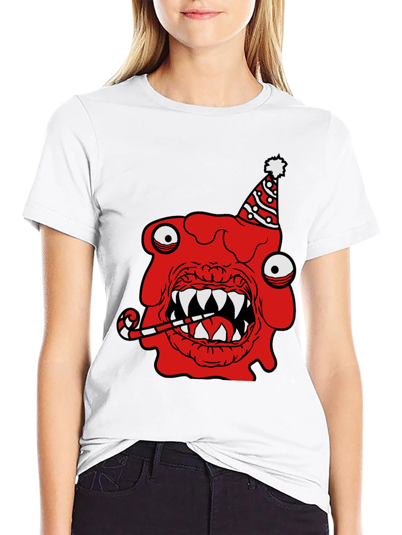 Funny Monster Graphic T-Shirt - Birthday Party Theme