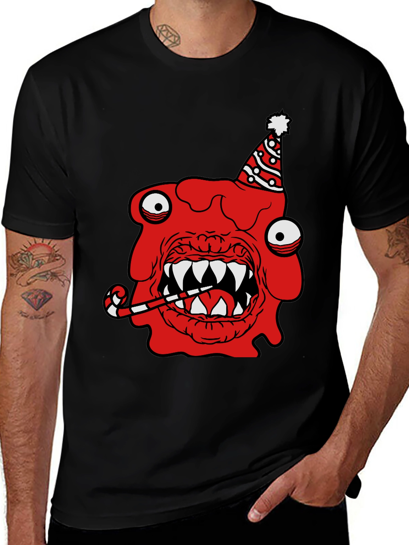 Funny Monster Graphic T-Shirt - Birthday Party Theme