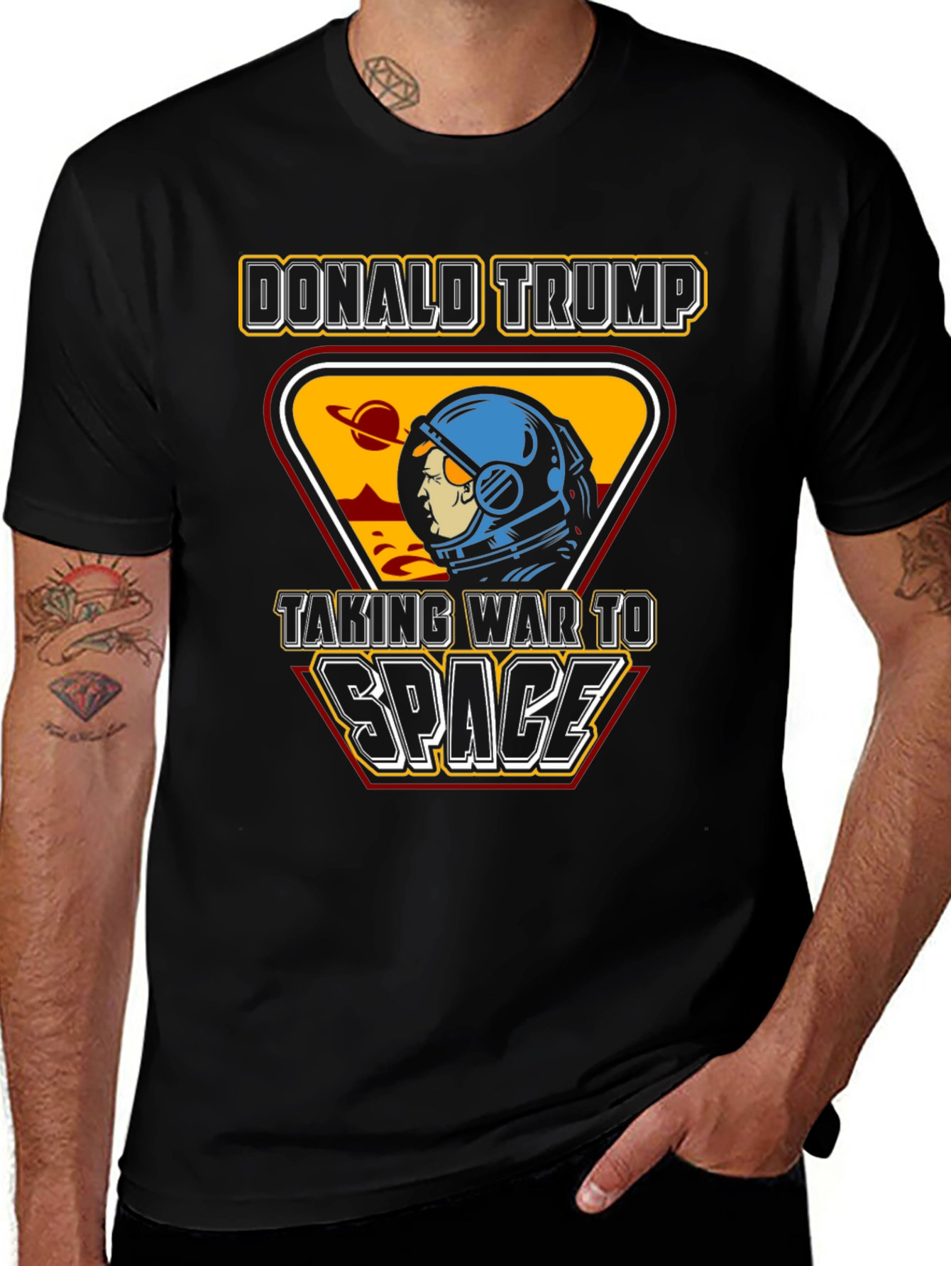Donald Trump Space War T-Shirt