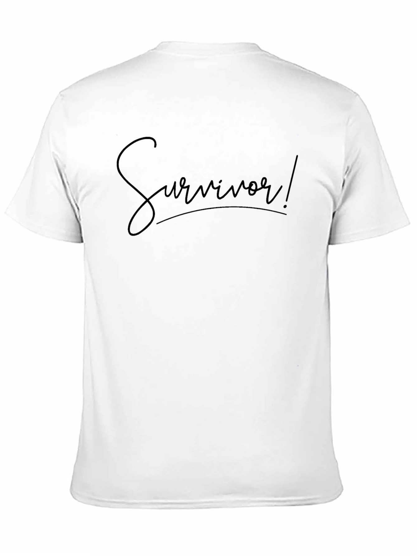 Survivor Script Black T-Shirt
