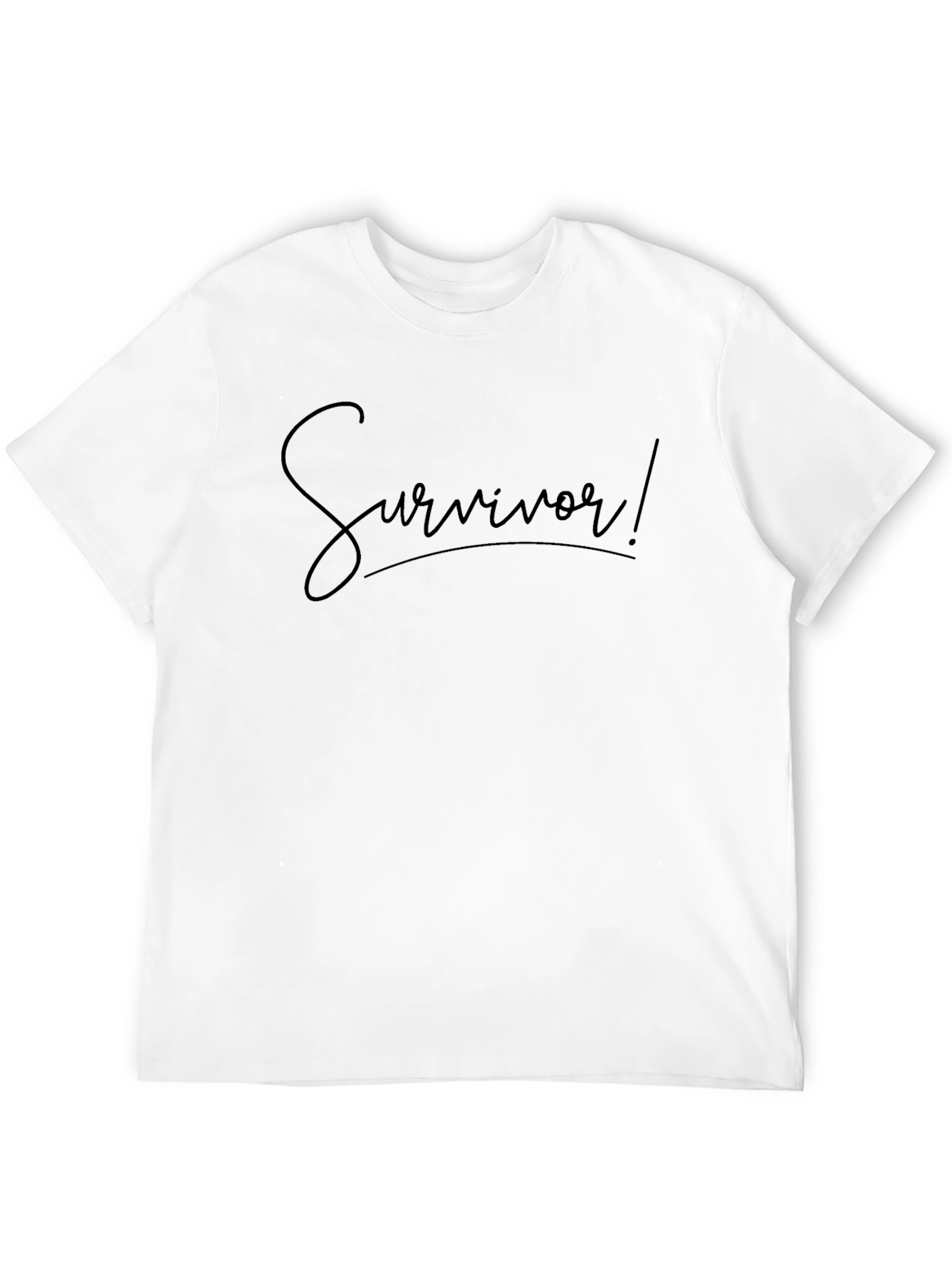 Survivor Script Black T-Shirt