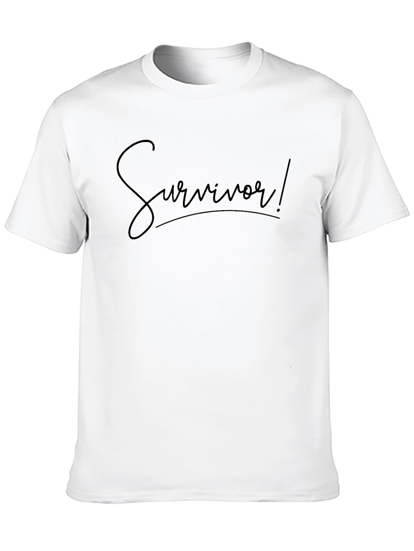 Survivor Script Black T-Shirt