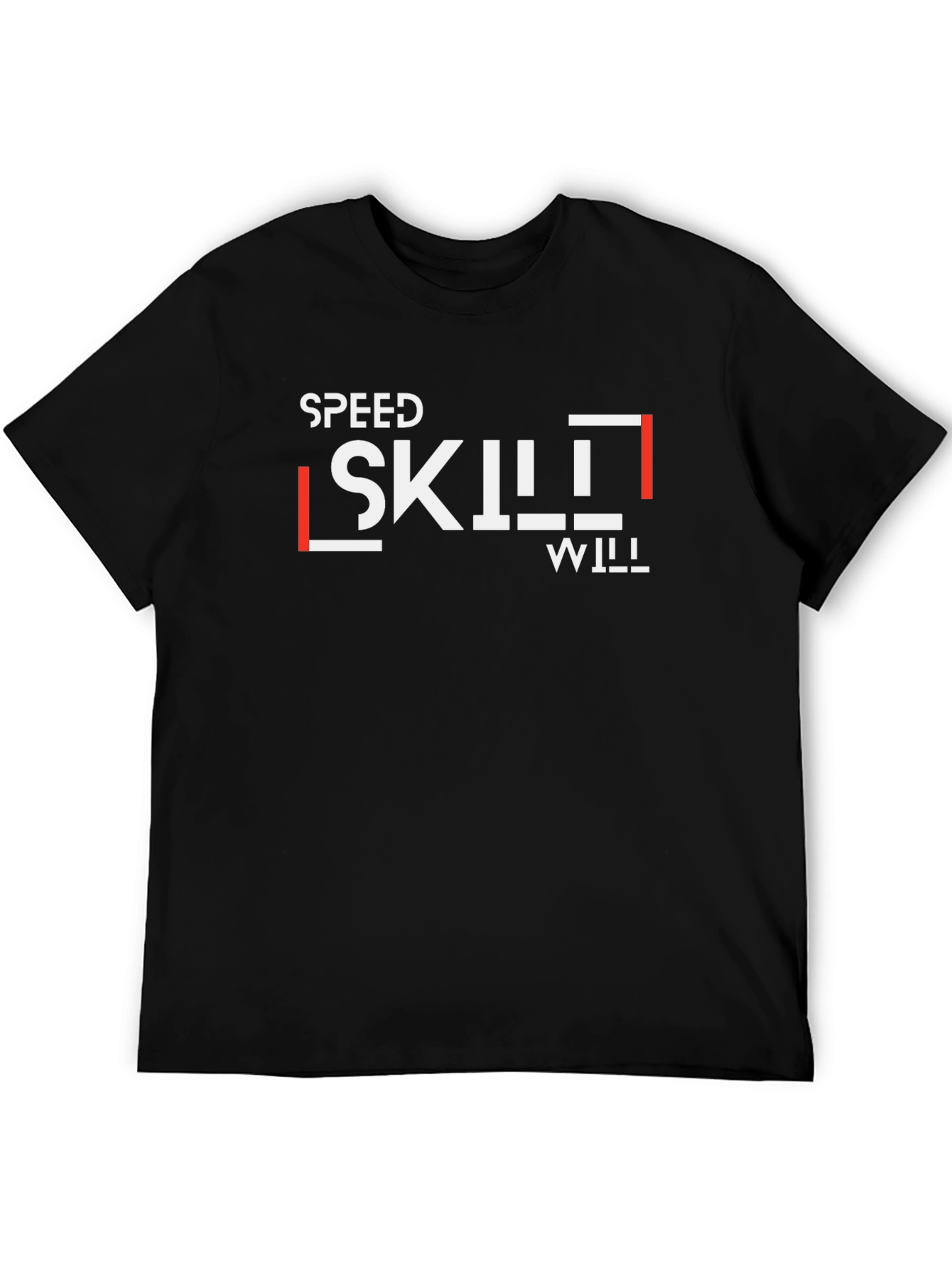 Speed Skill Will Graphic Tee - Mens Black T-Shirt