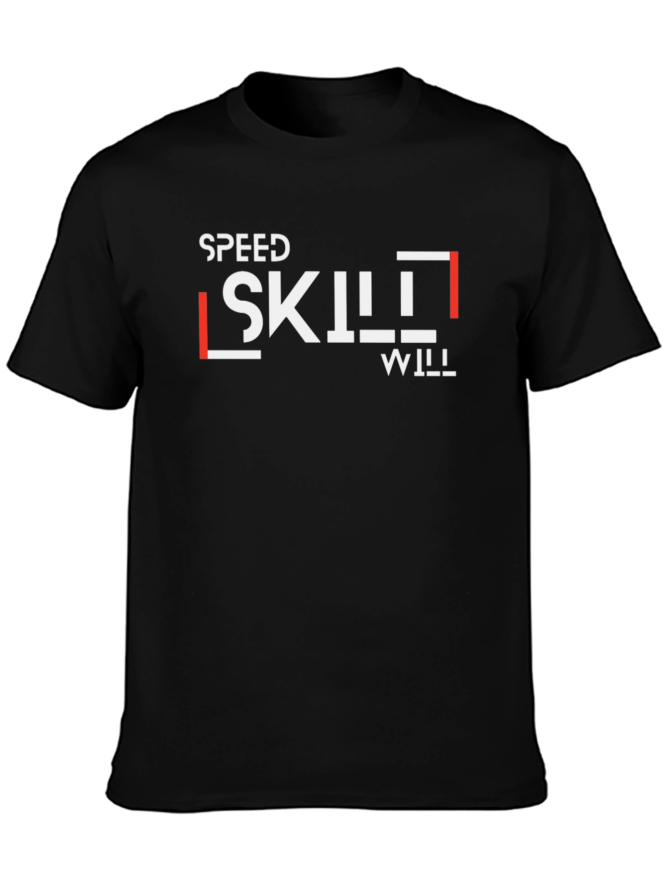 Speed Skill Will Graphic Tee - Mens Black T-Shirt