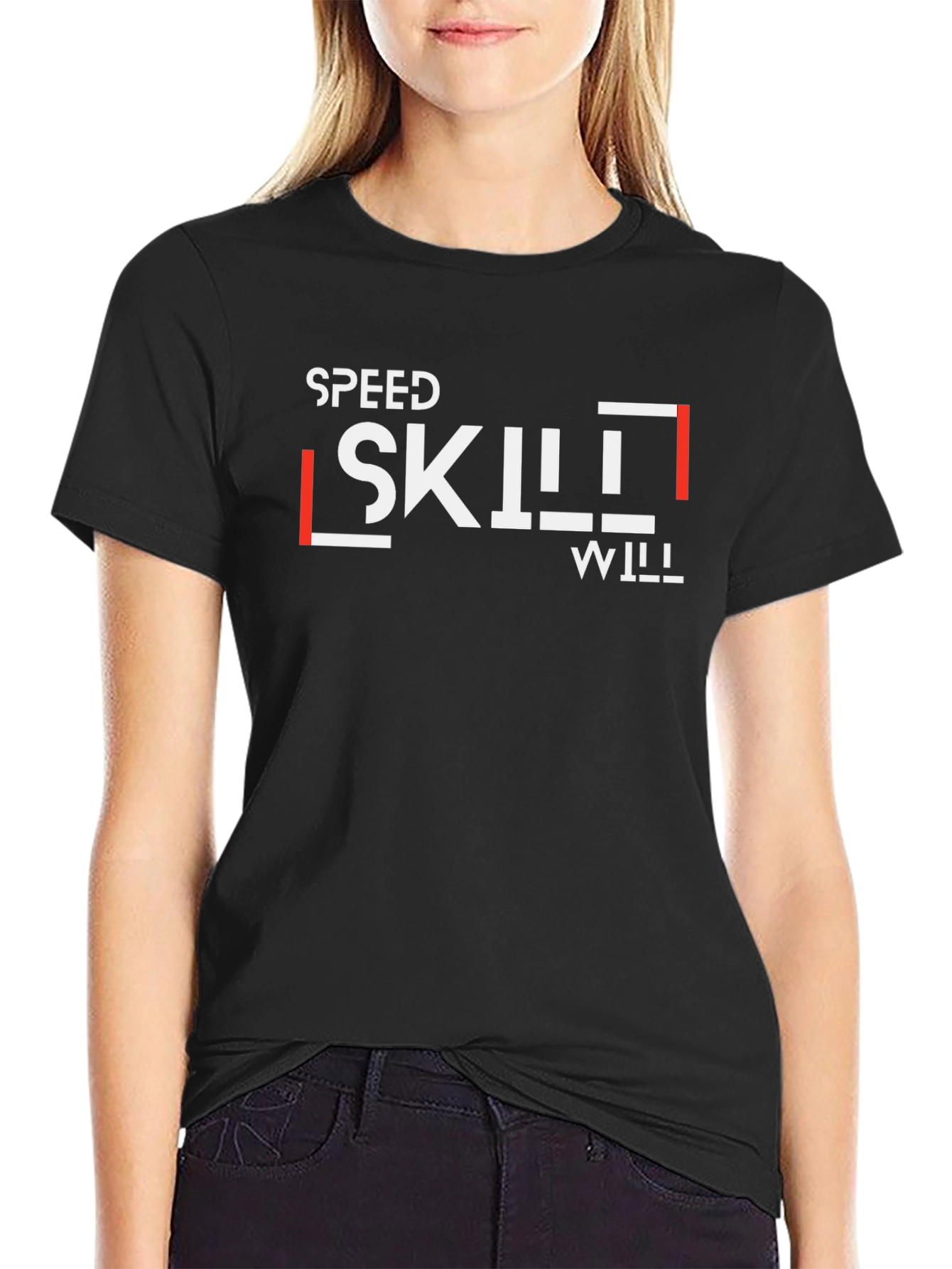 Speed Skill Will Graphic Tee - Mens Black T-Shirt