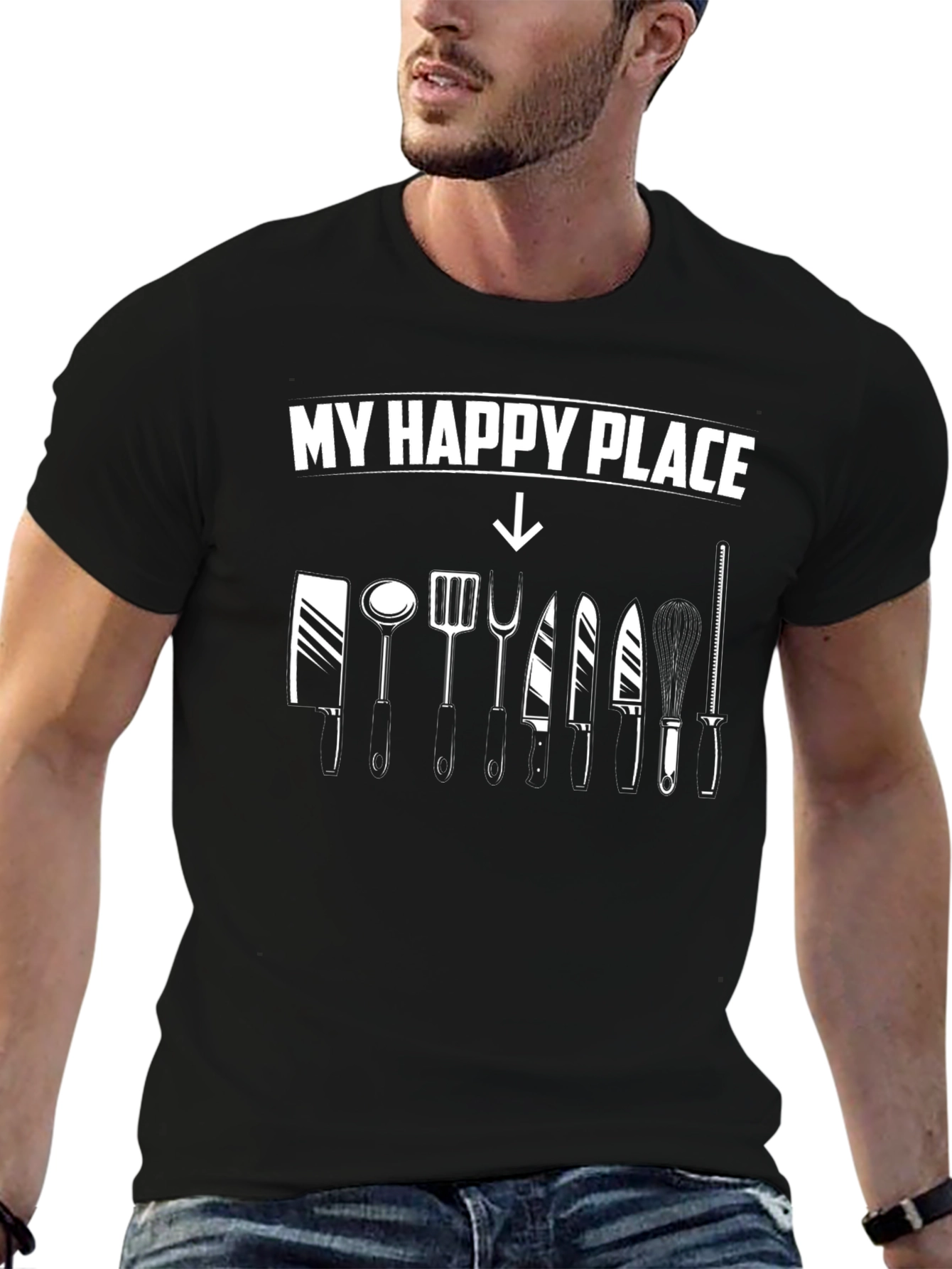 My Happy Place Cooking T-Shirt